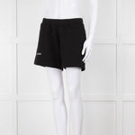 Pangaia Black Cotton Jersey Shorts