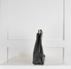 Jerome Dreyfuss Dark Green Snake Print Snap Closure Clutch