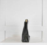 Jerome Dreyfuss Dark Green Snake Print Snap Closure Clutch