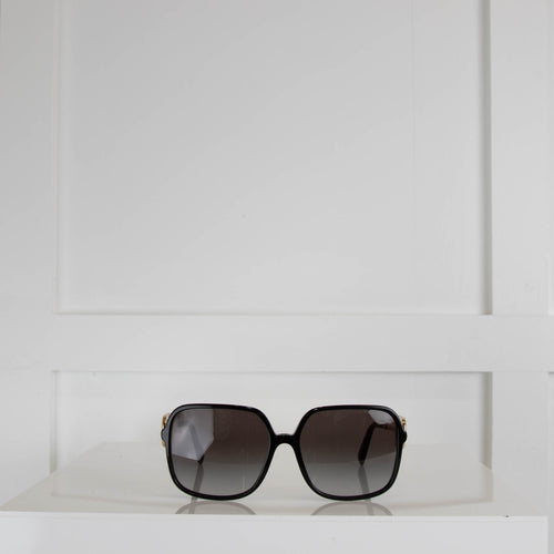 Valentino Black Frame Sunglasses