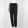 Off-White Black Nylon Joggers With Silver Lurex Arrows