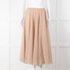 Raey Nude Net Tulle Full Circle Maxi Skirt