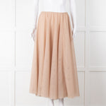 Raey Nude Net Tulle Full Circle Maxi Skirt