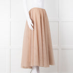 Raey Nude Net Tulle Full Circle Maxi Skirt