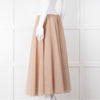 Raey Nude Net Tulle Full Circle Maxi Skirt