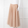 Raey Nude Net Tulle Full Circle Maxi Skirt