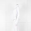Zimmermann White Halter Neck Lace Cotton Top
