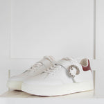 Jimmy Choo Osaka Red Detail Jewelled Trainers