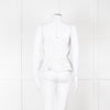 Zimmermann White Halter Neck Lace Cotton Top