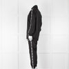 Off-White Black Nylon Joggers With Silver Lurex Arrows