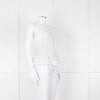 Zimmermann White Halter Neck Lace Cotton Top