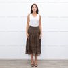 Really Wild Khaki Small Floral Print Skirt