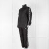 Off-White Black Nylon Jacket With Silver Lurex Arrows