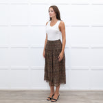 Really Wild Khaki Small Floral Print Skirt