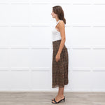 Really Wild Khaki Small Floral Print Skirt