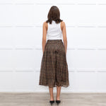 Really Wild Khaki Small Floral Print Skirt