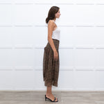 Really Wild Khaki Small Floral Print Skirt