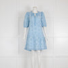 Moliin Copenhagen Blue Broderie Anglaise Dress