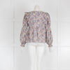 Idano Multicolour Floral and Frill Blouse