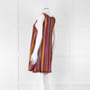 Missoni Pink, Orange, Blue and Burgundy Sleeveless Mini Dress