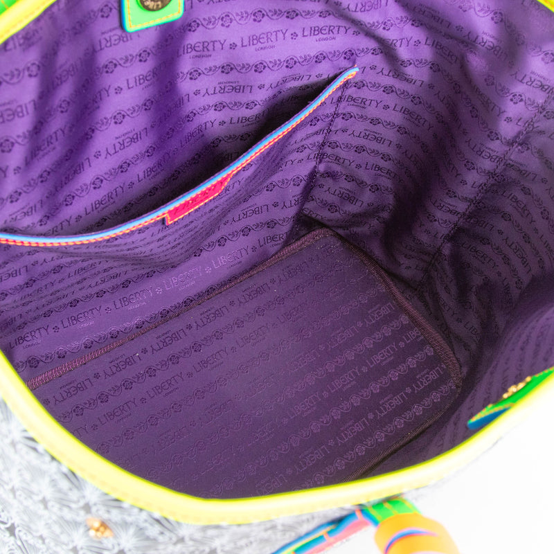 Liberty London Neon Little Marlborough Tote Bag