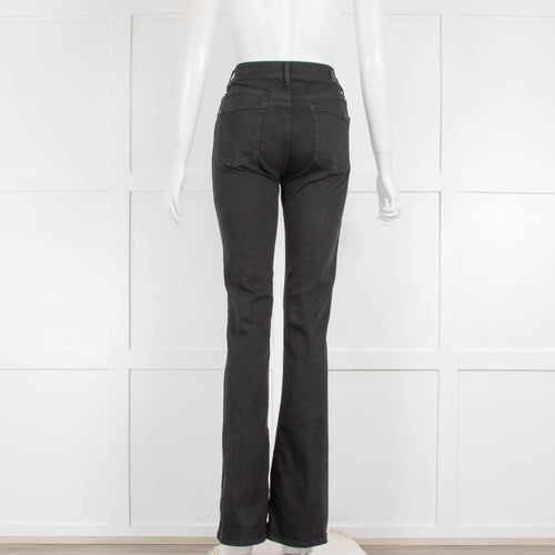 7 For All Mankind Black Flared Jeans