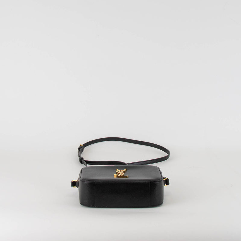 Saint Laurent Black Leather Small Camera Bag