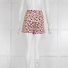 Love Moschino Pink & Yellow Animal Print Shorts