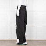 Loewe  Anagram Grey Jeans With White Embossed Logo