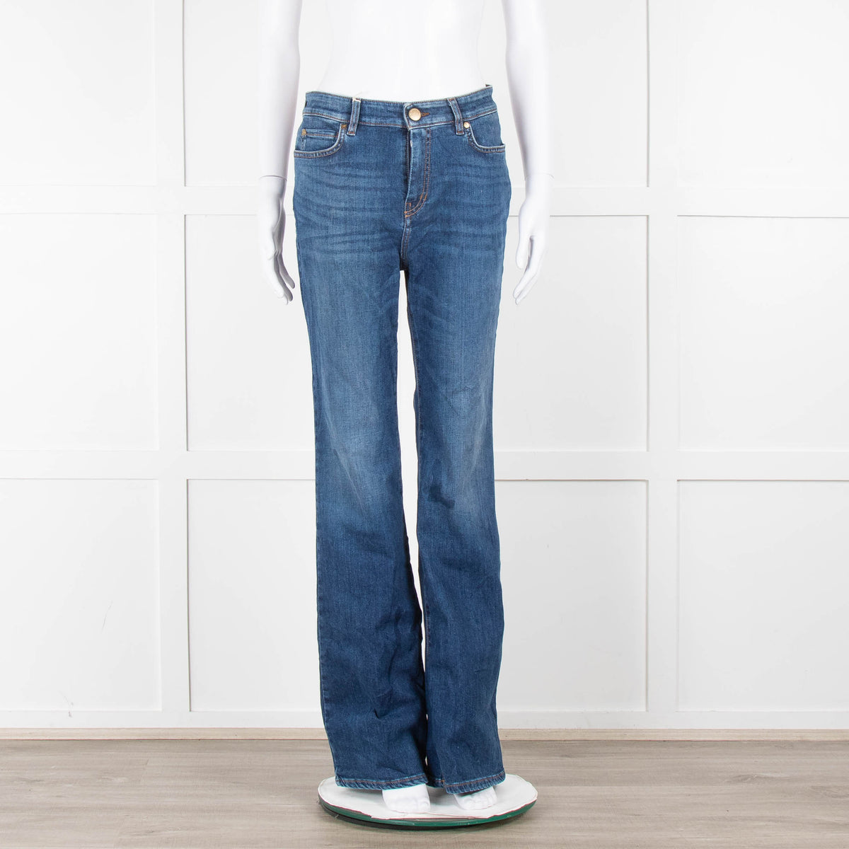 Weekend Max Mara Blue Denim Flared Jeans