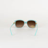 Tiffany & Co Tortoise Shell Sunglasses With Blue Arms