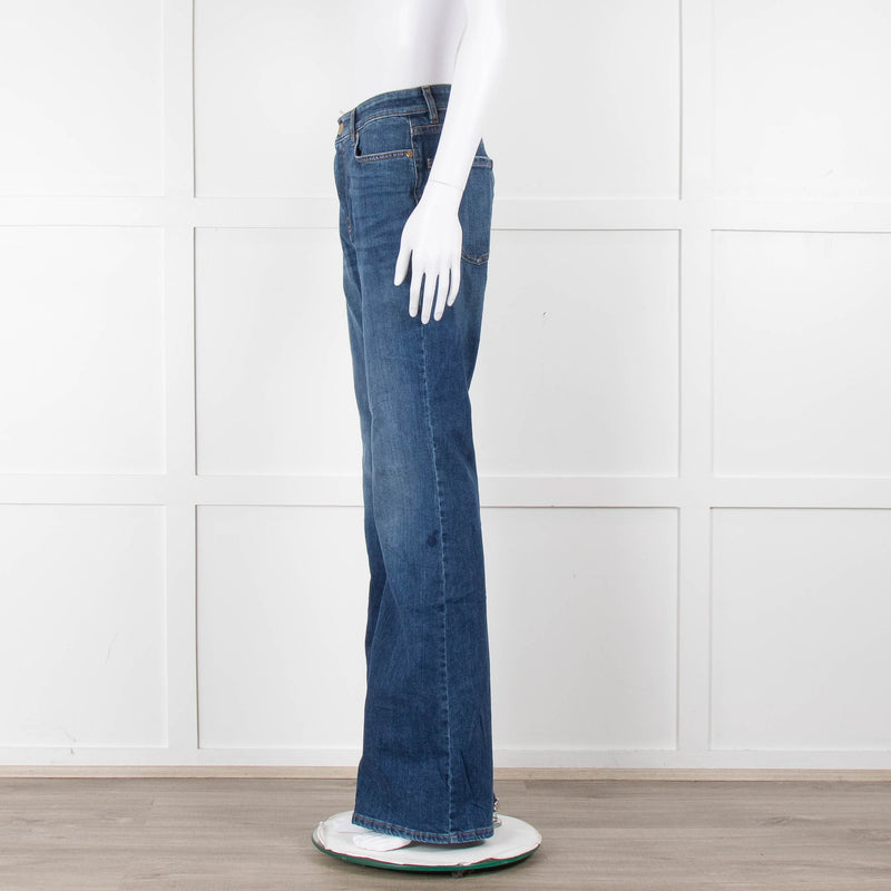Weekend Max Mara Blue Denim Flared Jeans