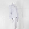 M.A.B.E White Blue Striped Long Sleeve Top