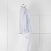 M.A.B.E White Blue Striped Long Sleeve Top