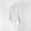 M.A.B.E White Blue Striped Long Sleeve Top