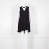 Proenza Schouler Black Sleeveless Harness Detail Mini Dress