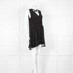 Proenza Schouler Black Sleeveless Harness Detail Mini Dress