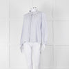 M.A.B.E White Blue Striped Long Sleeve Top
