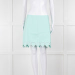 Mach & Mach Turquoise With Diamante Heart Trim Skirt and Shirt Co-ord