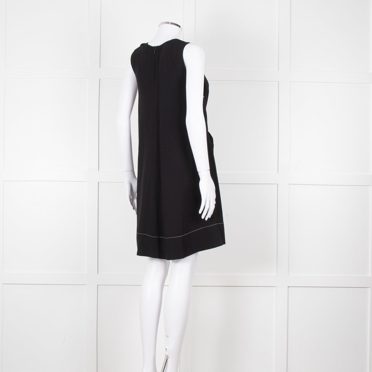 Proenza Schouler Black Sleeveless Harness Detail Mini Dress