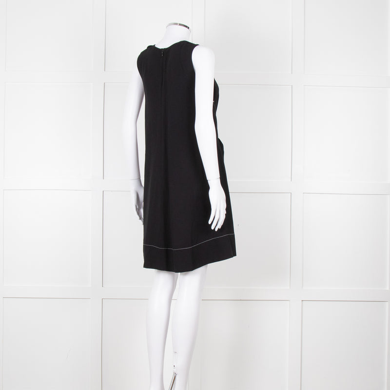 Proenza Schouler Black Sleeveless Harness Detail Mini Dress