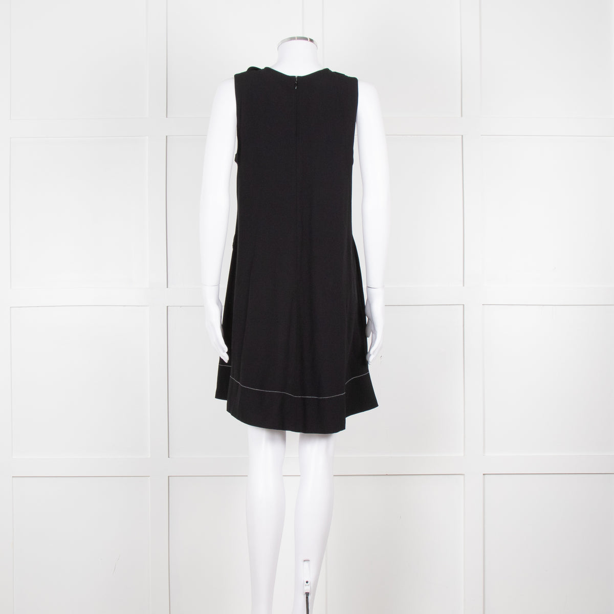Proenza Schouler Black Sleeveless Harness Detail Mini Dress
