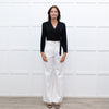 Ba&Sh Black Cropped Tie Waist Jacket