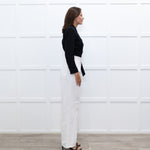 Ba&Sh Black Cropped Tie Waist Jacket