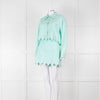 Mach & Mach Turquoise With Diamante Heart Trim Skirt and Shirt Co-ord