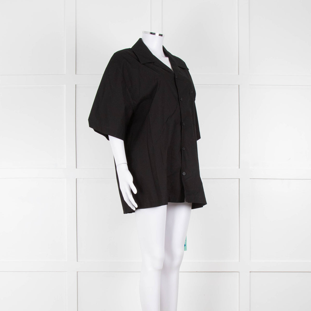 Off-White Black Cotton Shortsleeve Shirt