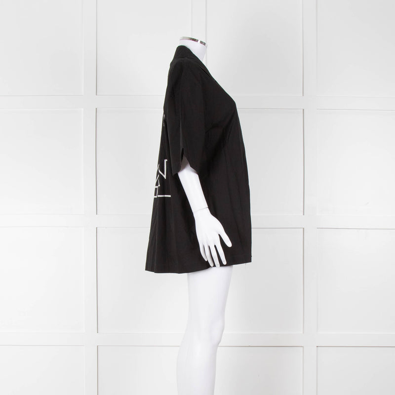 Off-White Black Cotton Shortsleeve Shirt