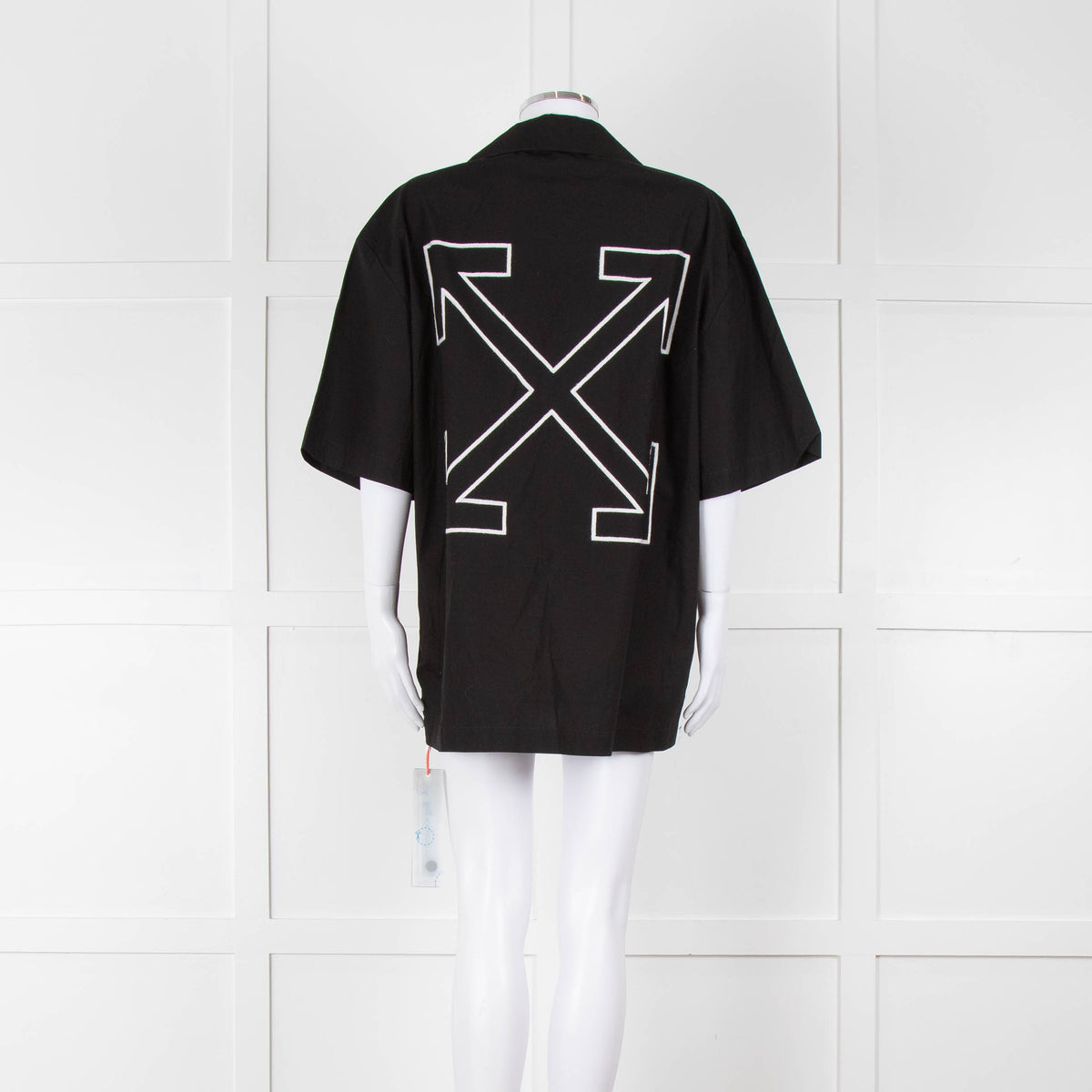 Off-White Black Cotton Shortsleeve Shirt