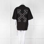 Off-White Black Cotton Shortsleeve Shirt
