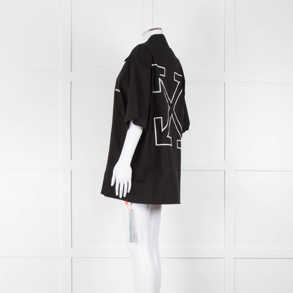 Off-White Black Cotton Shortsleeve Shirt